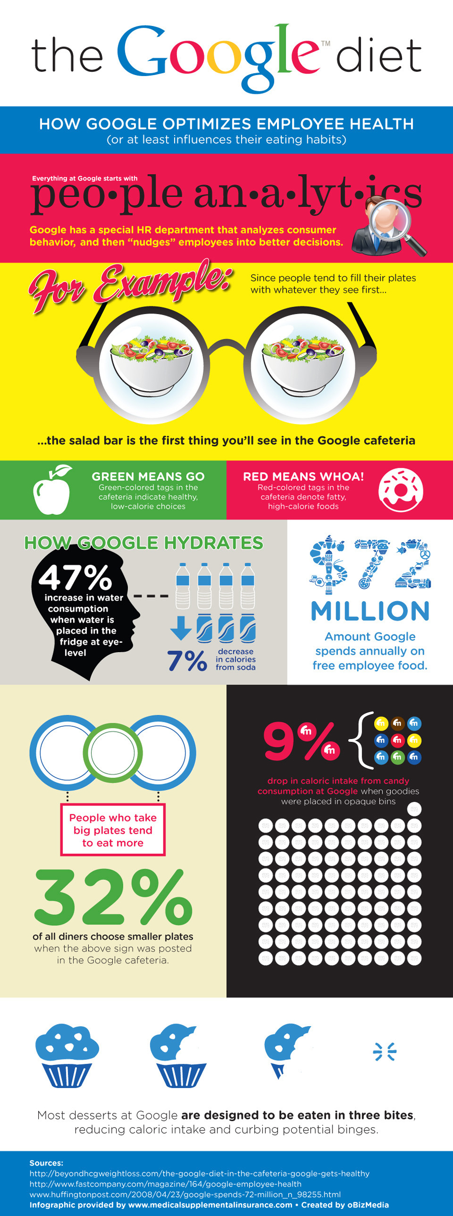 Google Diet Infographic